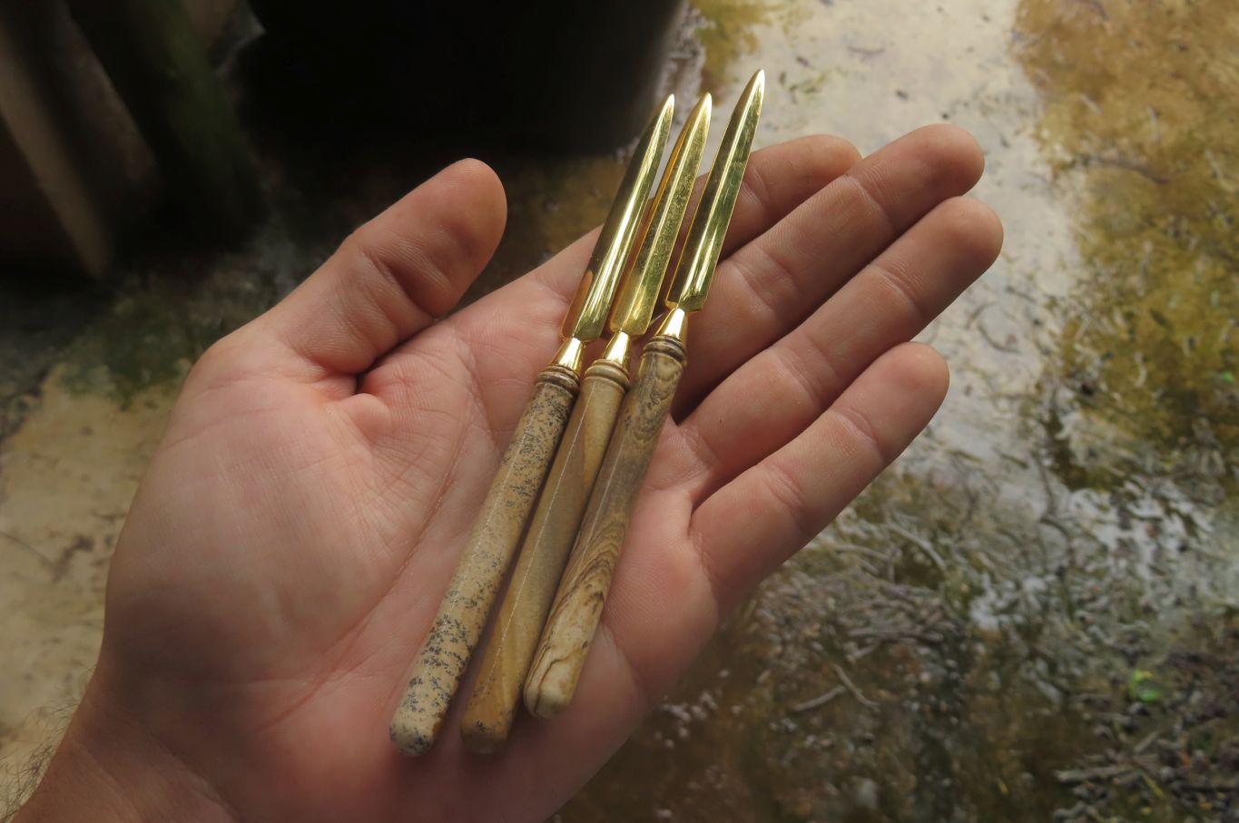 Polished Picture Stone Jasper Letter Opener - Sold Per Item - From Namibia - Toprock Gemstones and Minerals 
