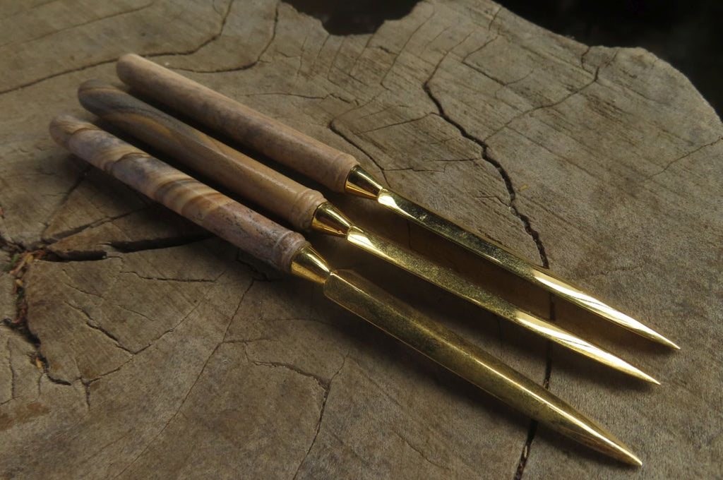 Polished Picture Stone Jasper Letter Opener - Sold Per Item - From Namibia - Toprock Gemstones and Minerals 