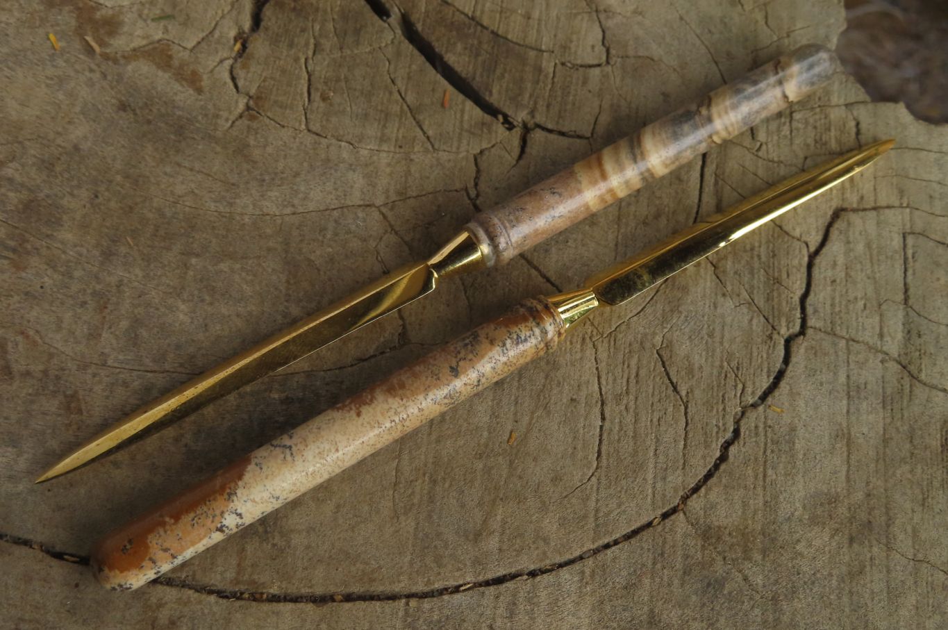 Polished Picture Stone Jasper Letter Opener - Sold Per Item - From Namibia - Toprock Gemstones and Minerals 