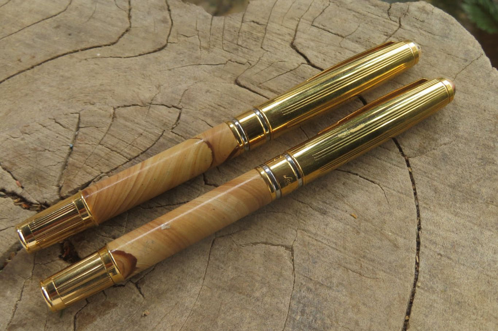 Polished Picture Stone Jasper Fountain Pen - Sold Per Item - From Namibia - Toprock Gemstones and Minerals 