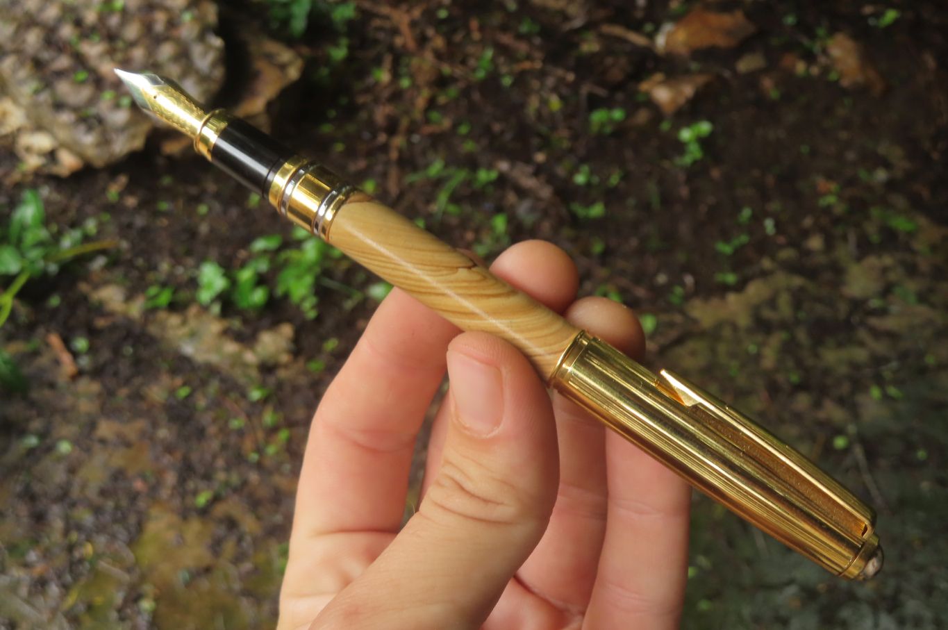Polished Picture Stone Jasper Fountain Pen - Sold Per Item - From Namibia - Toprock Gemstones and Minerals 