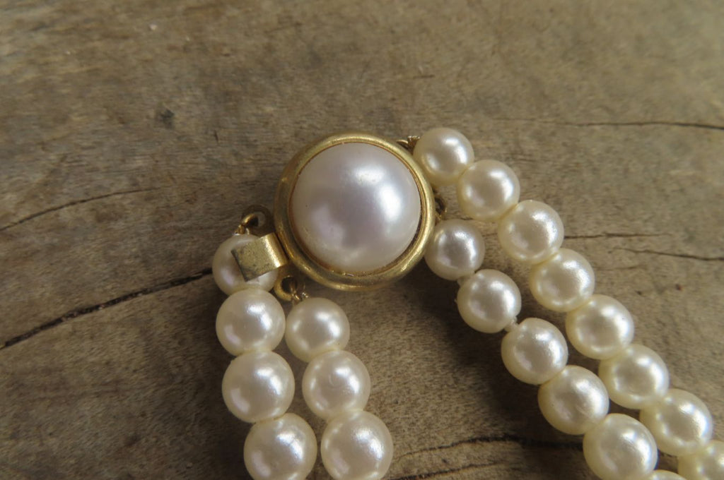 Polished Silver Hematite and Freshwater Pearl Beaded Necklace - Sold Per Item - From China - Toprock Gemstones and Minerals 