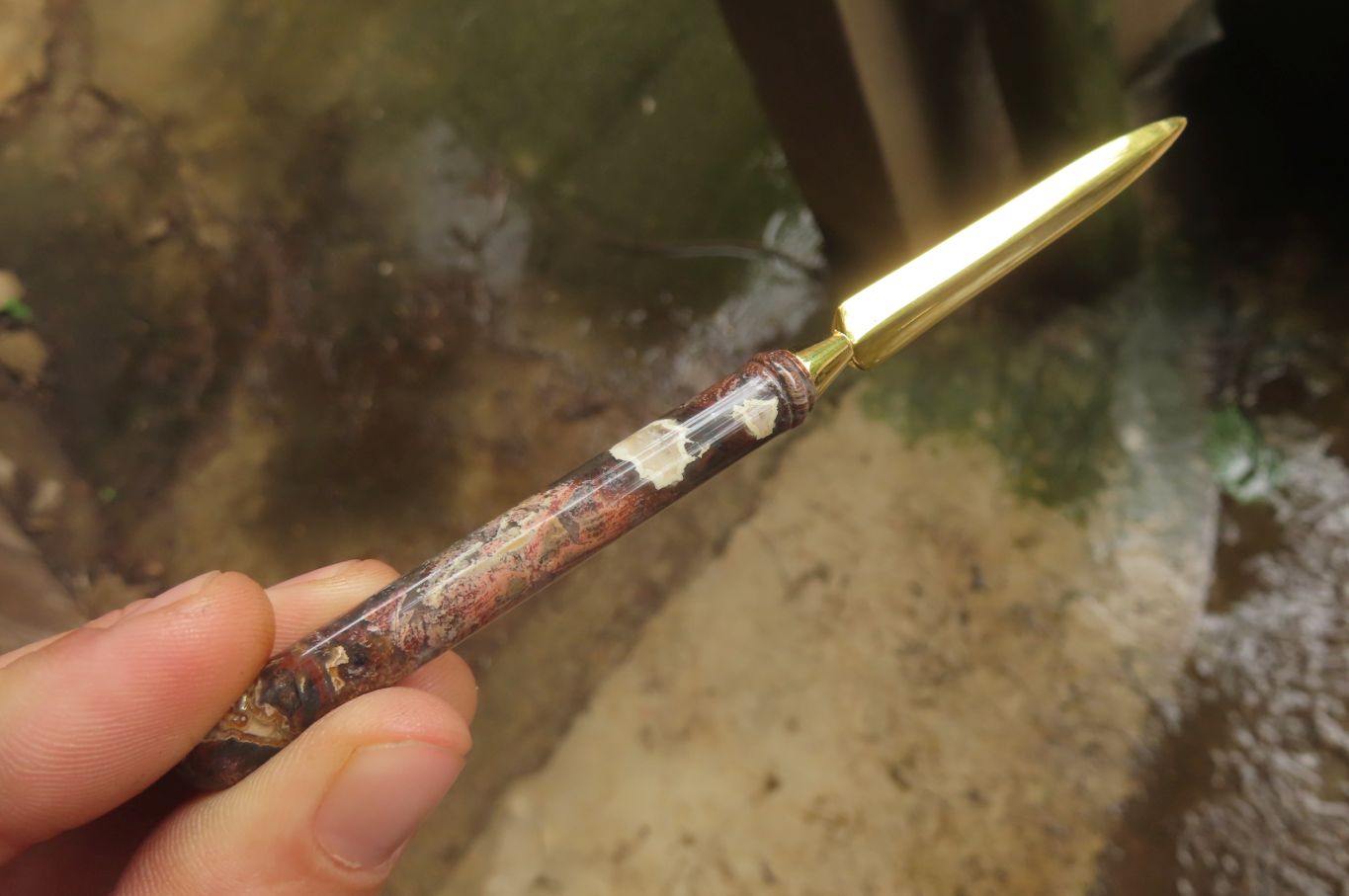 Polished Brecciated Jasper Letter Openers - Sold Per Item - From South Africa - Toprock Gemstones and Minerals 