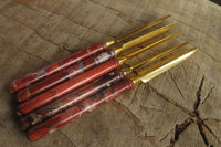 Polished Brecciated Jasper Letter Openers - Sold Per Item - From South Africa