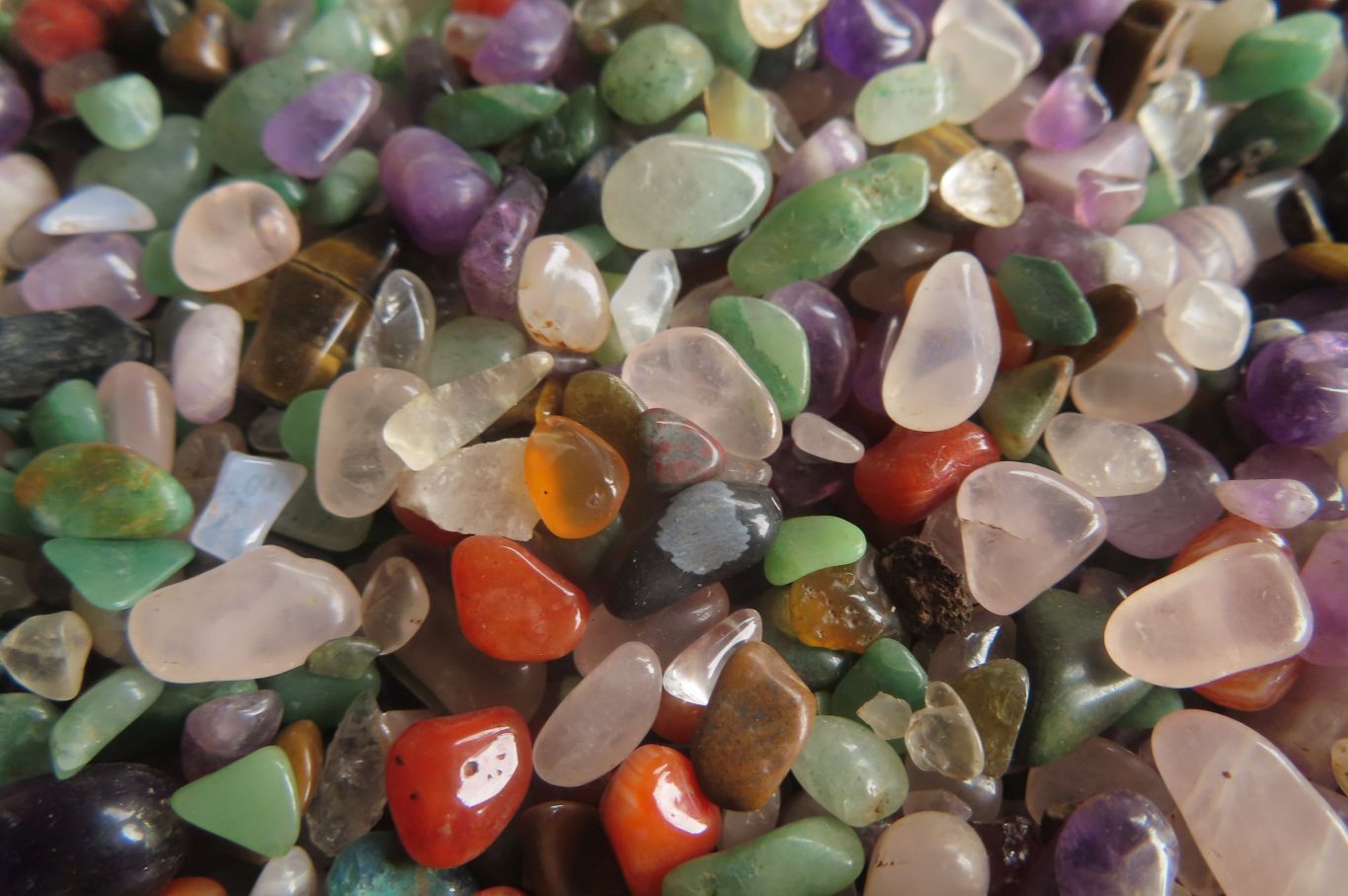 Polished Mini Mixed Tumble Stones - sold per KG - From Southern Africa - Toprock Gemstones and Minerals 