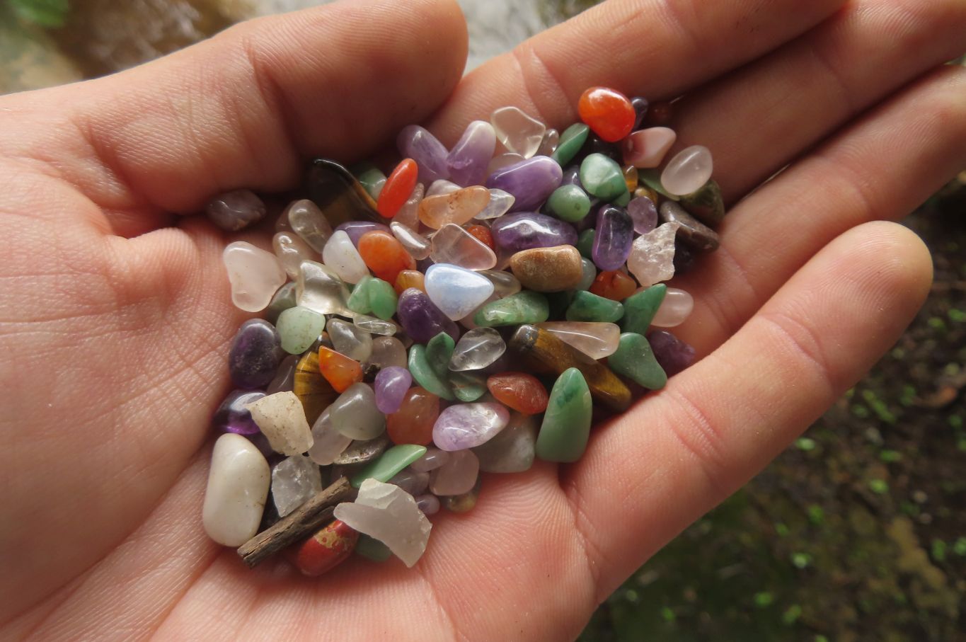 Polished Mini Mixed Tumble Stones - sold per KG - From Southern Africa - Toprock Gemstones and Minerals 