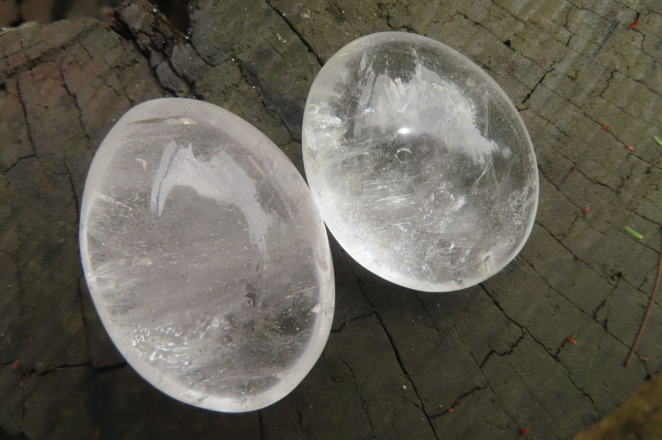 Polished Assortment Of Quartz Palm Stones x 12 From Madagascar - Toprock Gemstones and Minerals 