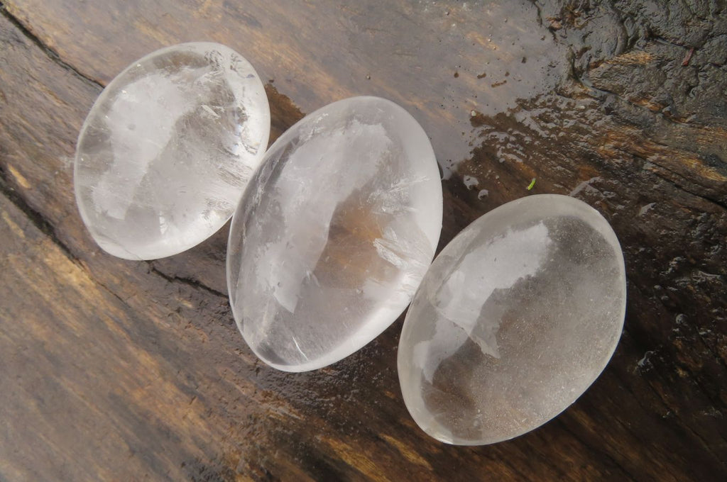 Polished Assortment Of Quartz Palm Stones x 12 From Madagascar - Toprock Gemstones and Minerals 