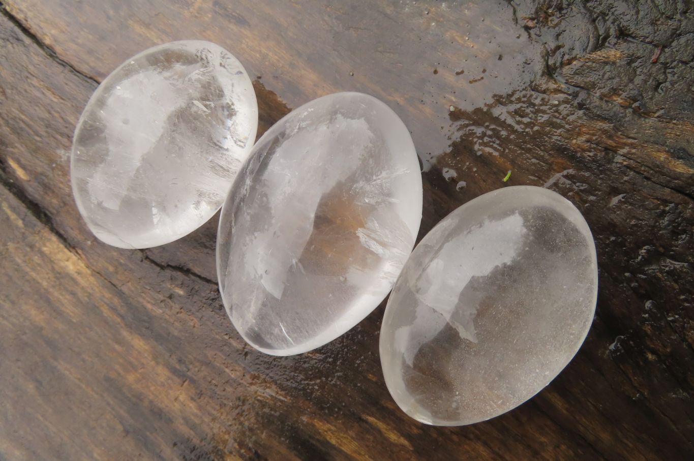 Polished Assortment Of Quartz Palm Stones x 12 From Madagascar - Toprock Gemstones and Minerals 