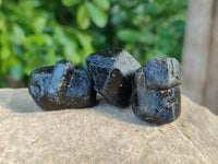 Natural Alluvial Schorl Black Tourmaline Crystals x 70 From Zimbabwe - Toprock Gemstones and Minerals 