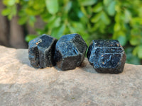 Natural Alluvial Schorl Black Tourmaline Crystals x 70 From Zimbabwe - Toprock Gemstones and Minerals 