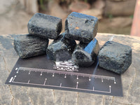 Natural Alluvial Schorl Black Tourmaline Crystals x 70 From Zimbabwe - Toprock Gemstones and Minerals 