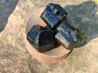 Natural Alluvial Schorl Black Tourmaline Crystals x 70 From Zimbabwe - Toprock Gemstones and Minerals 