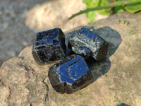 Natural Alluvial Schorl Black Tourmaline Crystals x 70 From Zimbabwe - Toprock Gemstones and Minerals 
