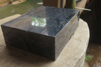 Hand Made Dumortierite Jewellery Box x 1 From Mozambique - Toprock Gemstones and Minerals 