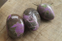 Polished Stichtite Free Forms x 6 From Barberton, South Africa - Toprock Gemstones and Minerals 