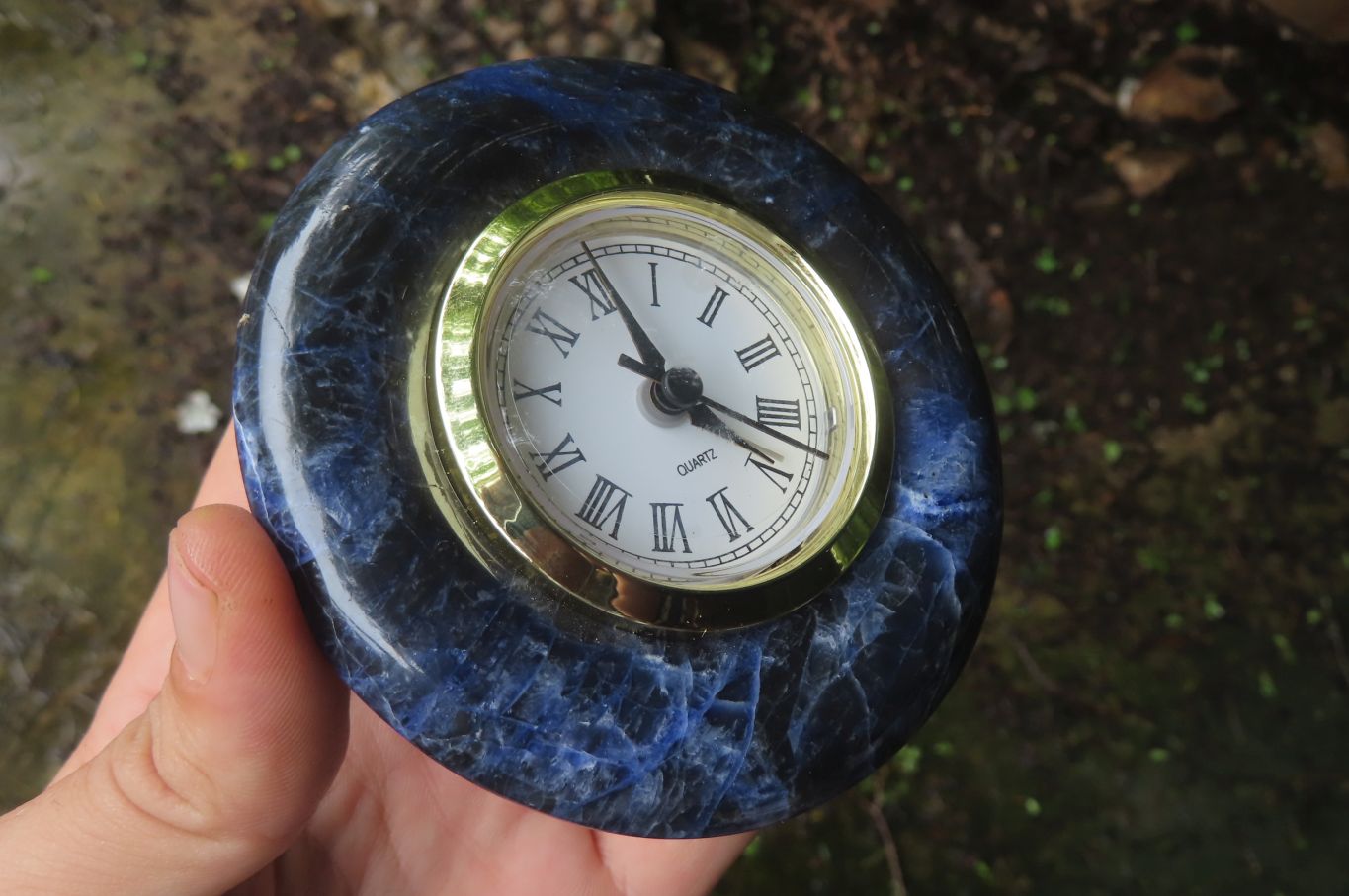 Polished Classic Sodalite Alarm Clock - sold per item - From Namibia - Toprock Gemstones and Minerals 