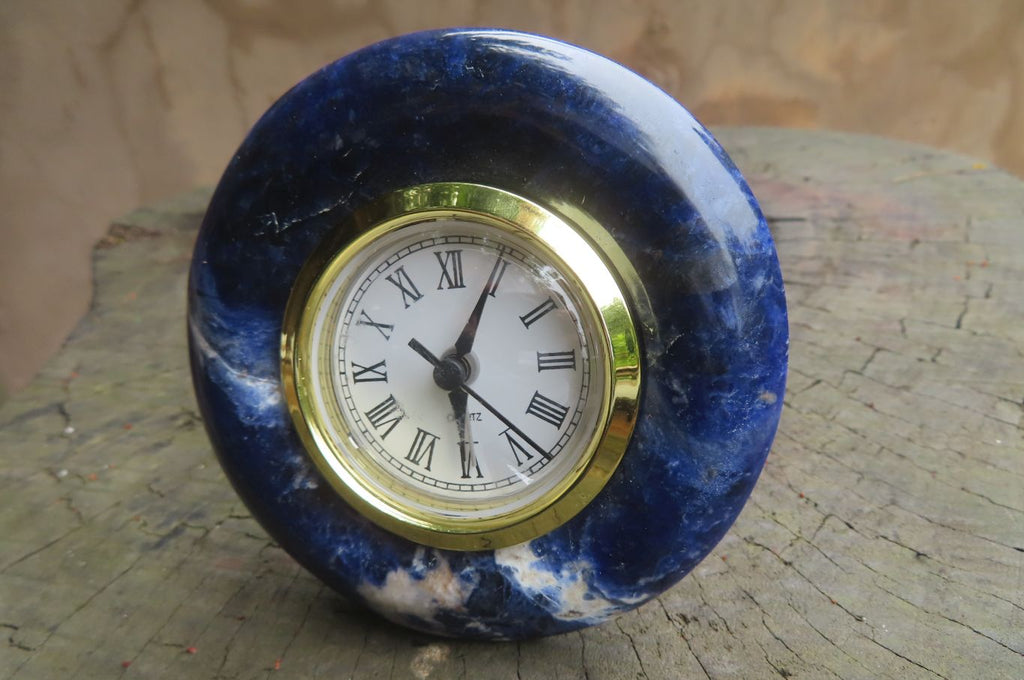 Polished Classic Sodalite Alarm Clock - sold per item - From Namibia - Toprock Gemstones and Minerals 