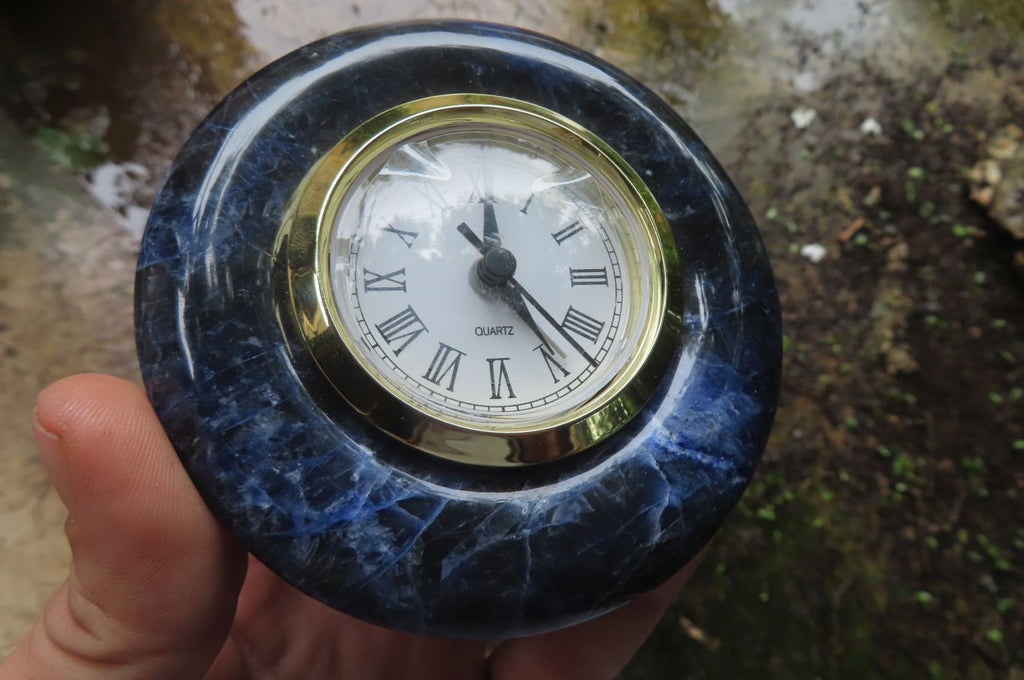 Polished Classic Sodalite Alarm Clock - sold per item - From Namibia - Toprock Gemstones and Minerals 