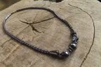 Polished Hematite Mixed Bead Choker - Sold Per Item - From China - Toprock Gemstones and Minerals 