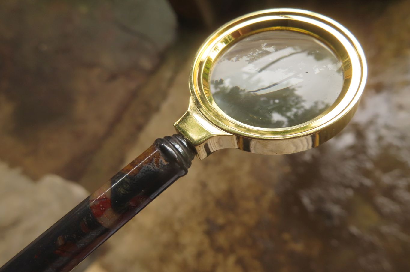 Hand Made Tiger Iron Jasper Magnifying Glass - sold per item - From Australia - Toprock Gemstones and Minerals 