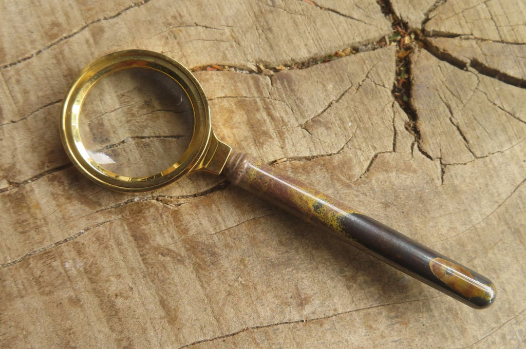 Hand Made Tiger Iron Jasper Magnifying Glass - sold per item - From Australia - Toprock Gemstones and Minerals 