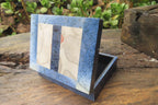 Hand Made Dumortierite Jewellery Box x 1 From Mozambique - Toprock Gemstones and Minerals 