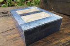 Hand Made Dumortierite Jewellery Box x 1 From Mozambique - Toprock Gemstones and Minerals 