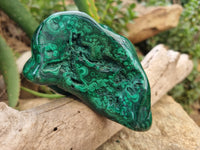 Polished Flower Banded Malachite Free Forms x 4 From Congo - Toprock Gemstones and Minerals 