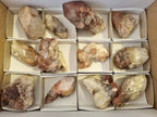 Natural Red Hematoid Quartz Crystals x 12 From Karoi, Zimbabwe - Toprock Gemstones and Minerals 