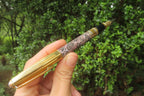 Hand Made Fountain Pens With Stone Inlays x 4 From China - Toprock Gemstones and Minerals 