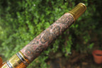 Hand Made Fountain Pens With Stone Inlays x 4 From China - Toprock Gemstones and Minerals 