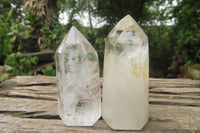 Polished Clear Quartz Points x 6 From Madagascar - Toprock Gemstones and Minerals 