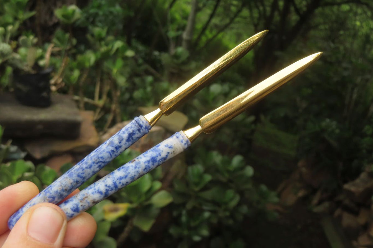 Polished Sodalite Letter Openers - Sold Per Item - From Namibia - Toprock Gemstones and Minerals 