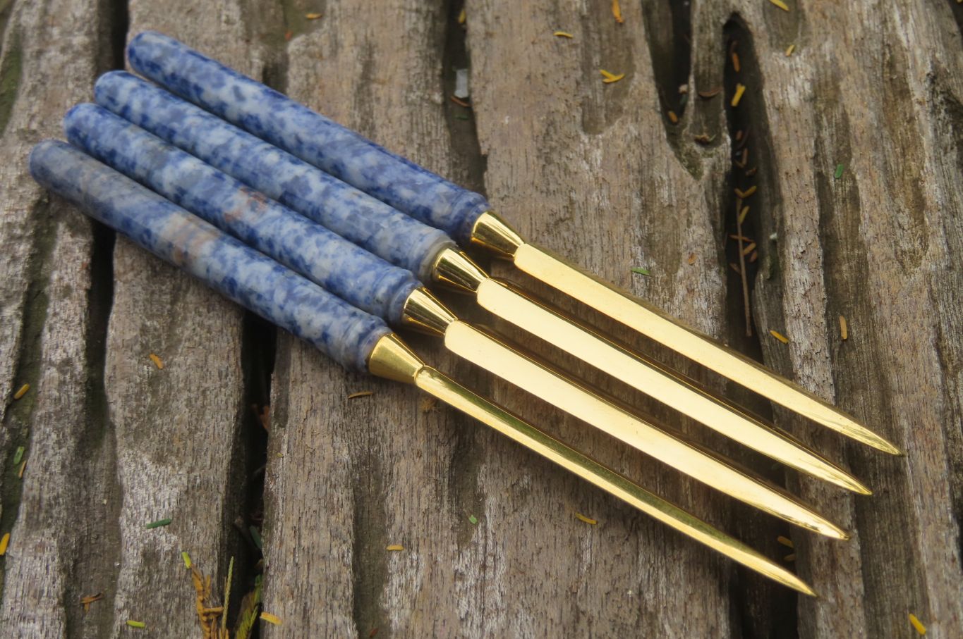 Polished Sodalite Letter Openers - Sold Per Item - From Namibia - Toprock Gemstones and Minerals 