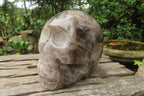 Hand Made Smokey Quartz Skull Carving x 1 From Madagascar - Toprock Gemstones and Minerals 