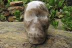 Hand Made Smokey Quartz Skull Carving x 1 From Madagascar - Toprock Gemstones and Minerals 