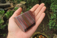 Polished Tiger Iron Jasper Points x 4 From South Africa - Toprock Gemstones and Minerals 