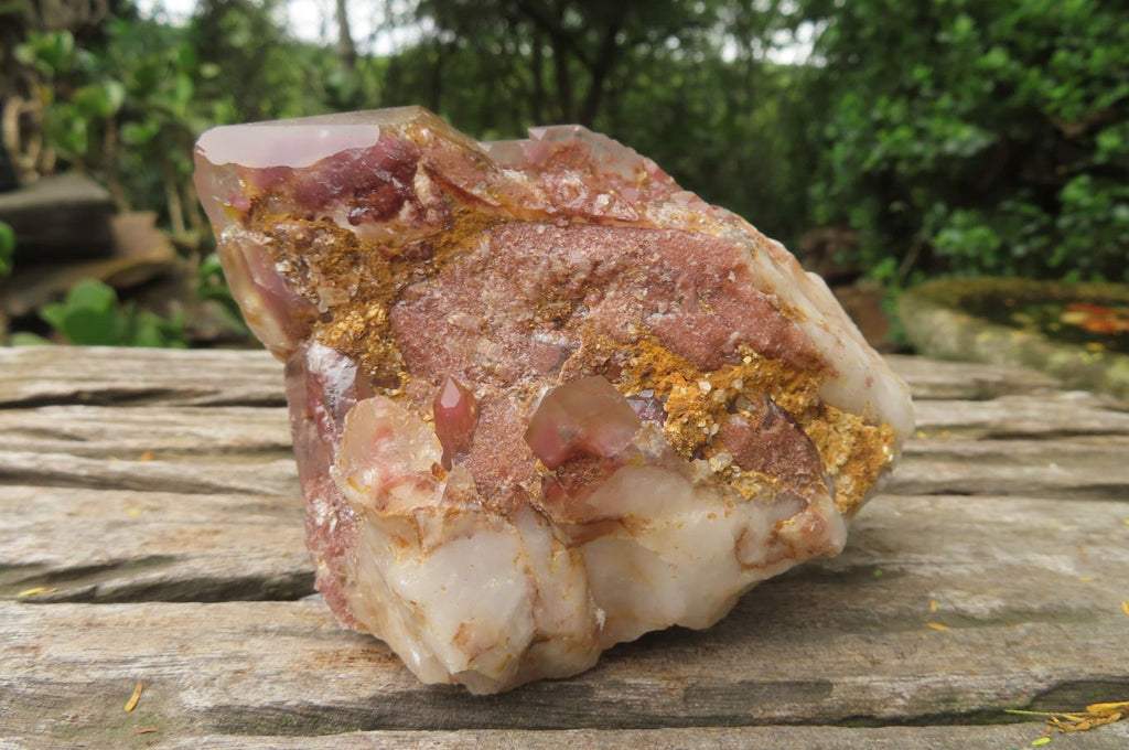 Natural Red Hematoid Quartz Clusters x 6 From Karoi, Zimbabwe - Toprock Gemstones and Minerals 