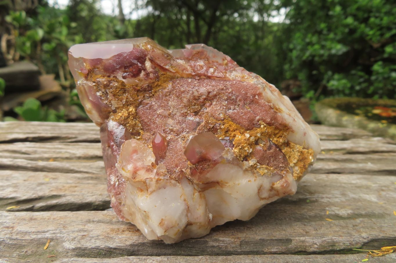 Natural Red Hematoid Quartz Clusters x 6 From Karoi, Zimbabwe - Toprock Gemstones and Minerals 