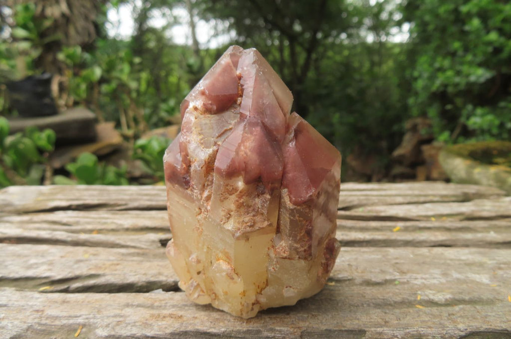 Natural Red Hematoid Quartz Clusters x 6 From Karoi, Zimbabwe - Toprock Gemstones and Minerals 