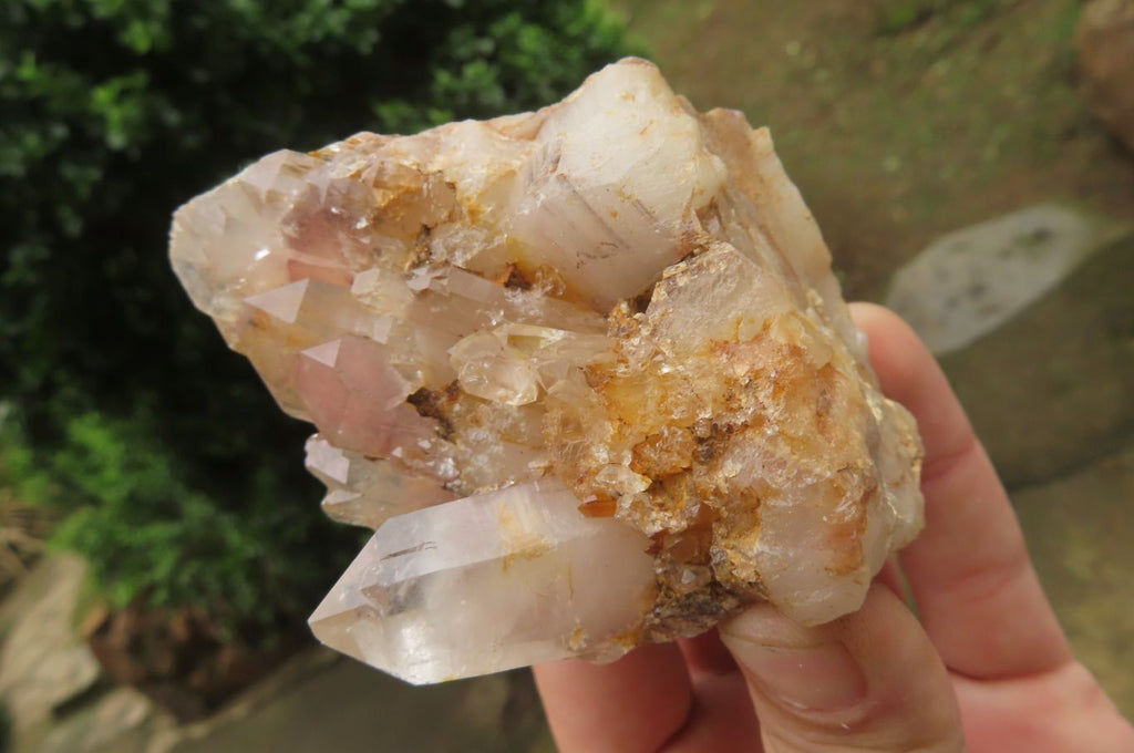 Natural Red Hematoid Quartz Clusters x 6 From Karoi, Zimbabwe - Toprock Gemstones and Minerals 