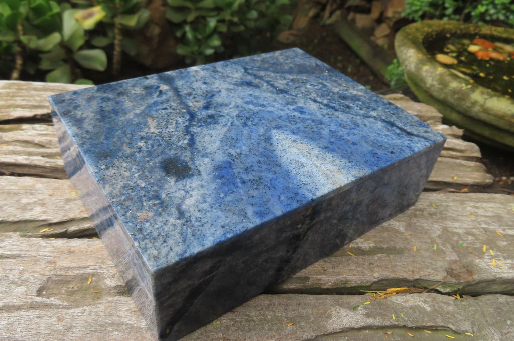 Hand Made Dumortierite Jewellery Box x 1 From Mozambique - Toprock Gemstones and Minerals 