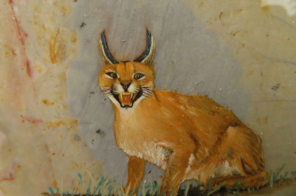 Hand Made Caracal Decoupage Stone Slabs x 6 From Southern Africa - Toprock Gemstones and Minerals 