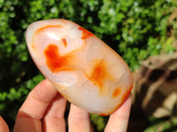 Polished Carnelian Standing Free Forms x 4 From Madagascar - Toprock Gemstones and Minerals 