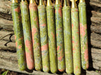 Polished Unakite Letter Openers - Sold Per Item - From South Africa - Toprock Gemstones and Minerals 