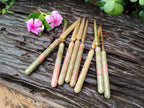 Polished Unakite Letter Openers - Sold Per Item - From South Africa - Toprock Gemstones and Minerals 