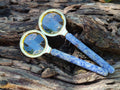 Polished Sodalite Magnifying Glasses - Sold Per Item - From Namibia - Toprock Gemstones and Minerals 