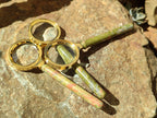 Polished Unakite Magnifying Glasses - Sold Per Item - From South Africa - Toprock Gemstones and Minerals 