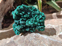 Natural Silky Malachite Specimens x 6 From Kasompe, Congo - Toprock Gemstones and Minerals 
